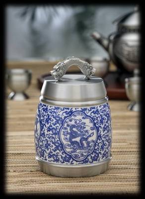 匠心之韻，禮藏東方 10010龍韻神州大號(hào)茶葉罐鑒賞